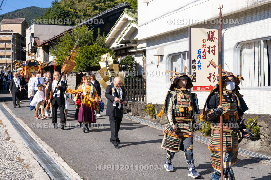 奈良県　墨坂神社　秋季大祭　還幸行列