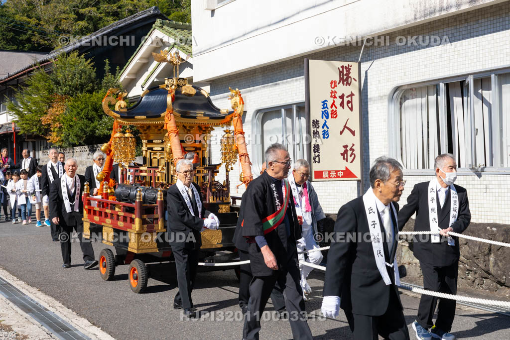 奈良県　墨坂神社　秋季大祭　還幸行列