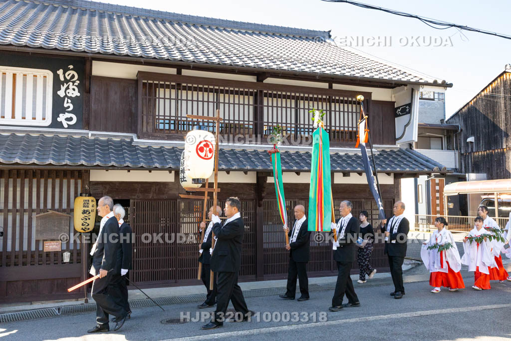 奈良県　墨坂神社　秋季大祭　還幸行列