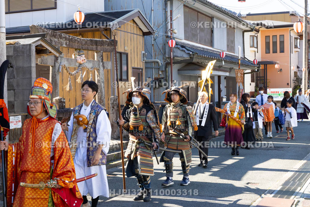 奈良県　墨坂神社　秋季大祭　還幸行列