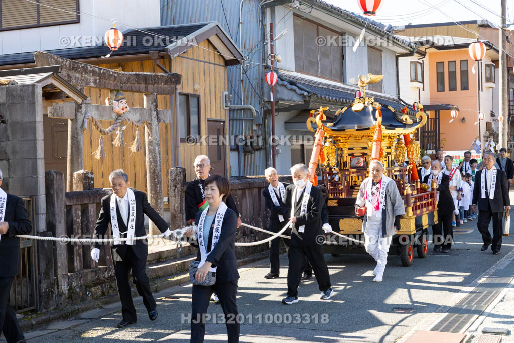 奈良県　墨坂神社　秋季大祭　還幸行列