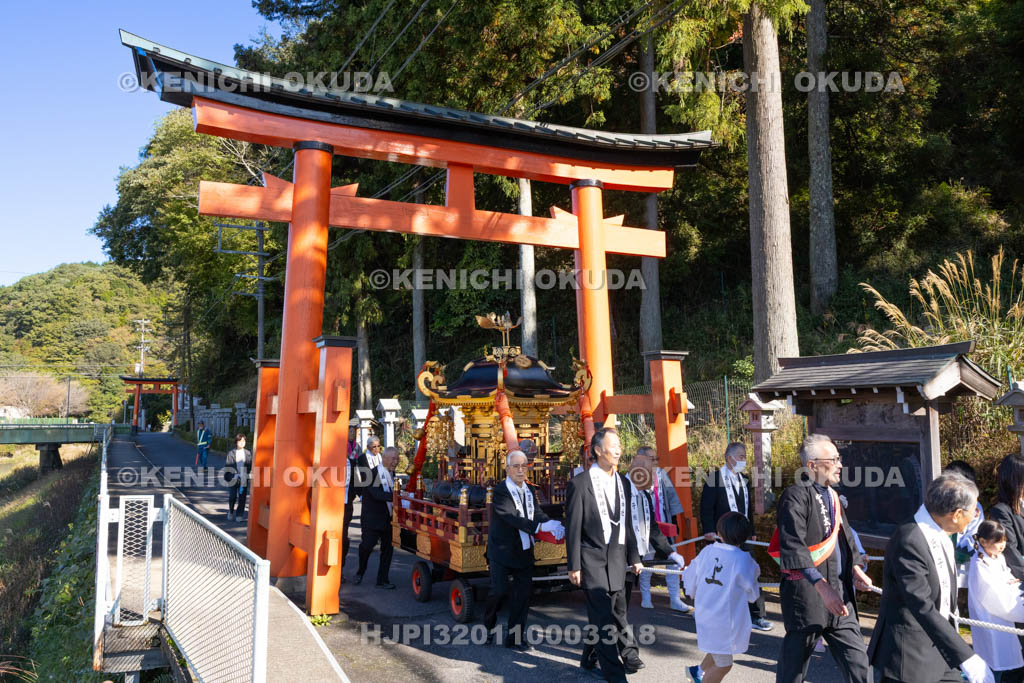 奈良県　墨坂神社　秋季大祭　還幸行列