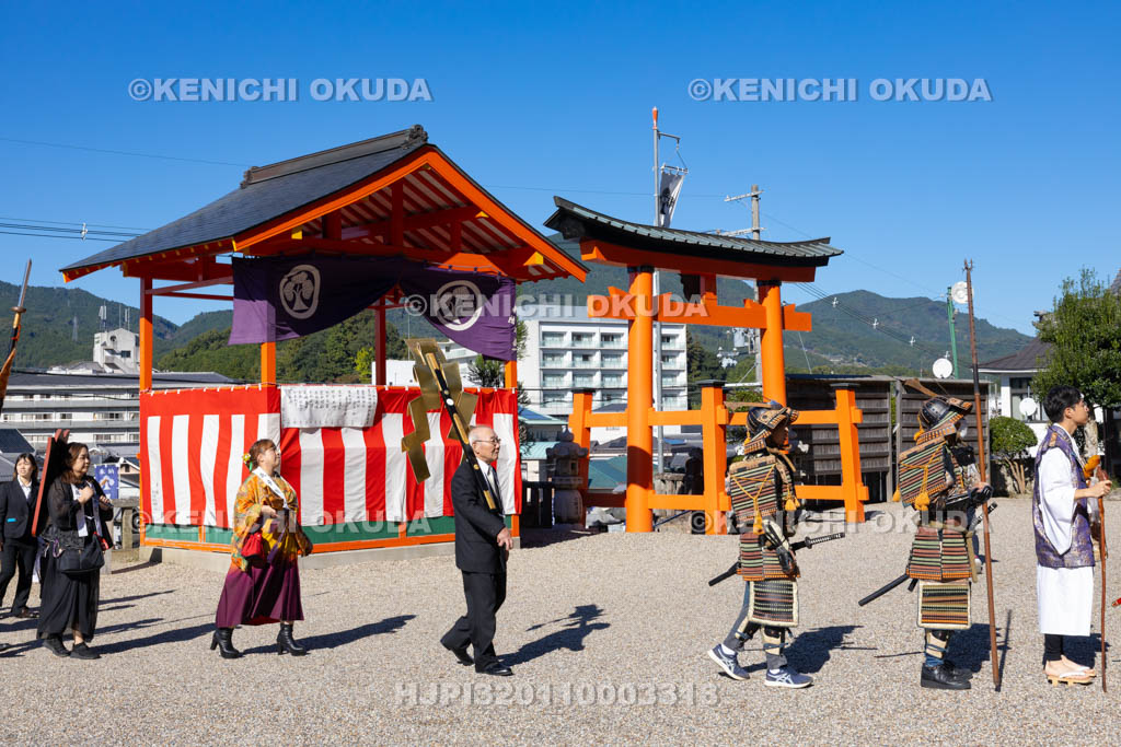 奈良県　墨坂神社　秋季大祭　還幸行列