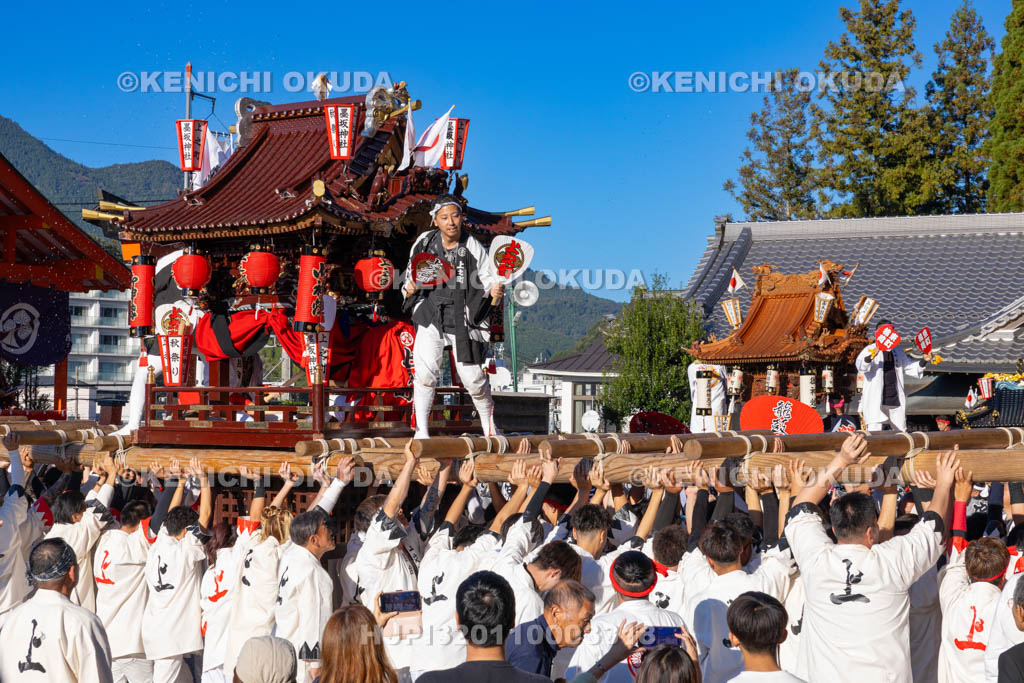奈良県　墨坂神社　秋季大祭　練り合わせ