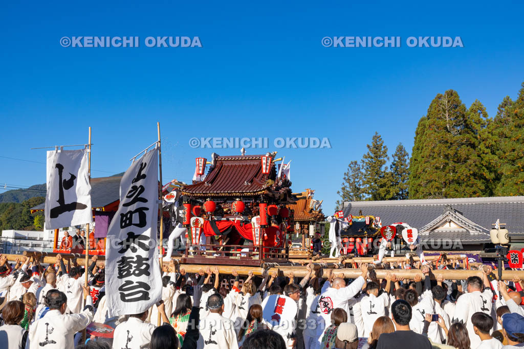 奈良県　墨坂神社　秋季大祭　練り合わせ