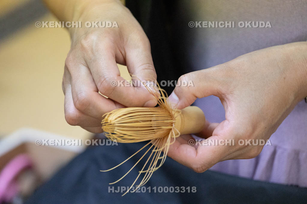 奈良県　高山竹林園　高山茶筌制作実演　「下編」の工程