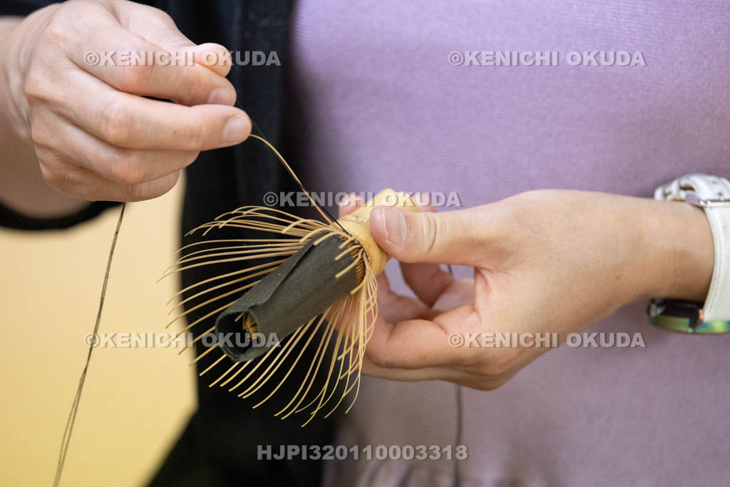 奈良県　高山竹林園　高山茶筌制作実演　「上編」の工程