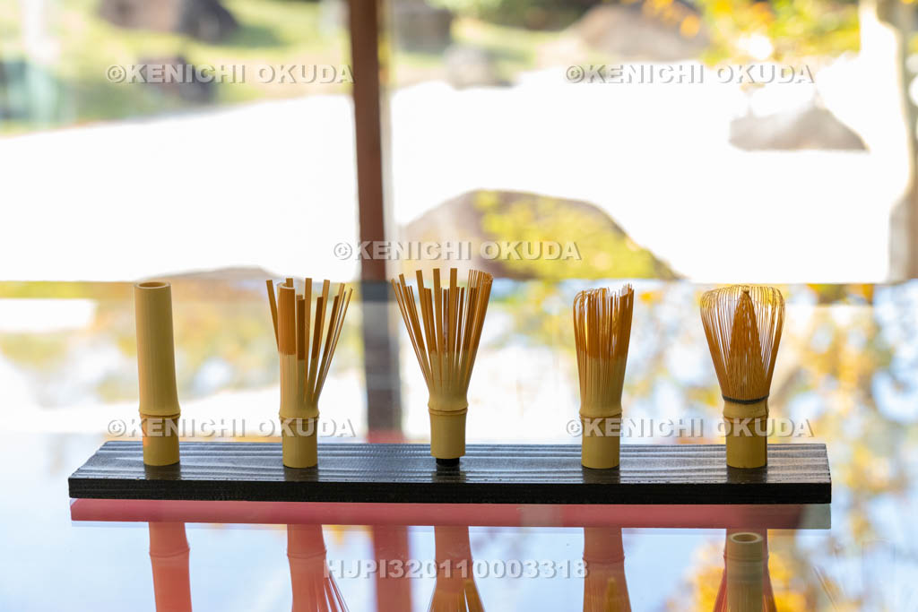 奈良県　高山竹林園　高山茶筌制作過程の見本