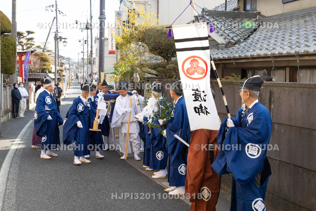 奈良県　鹿島神社　結鎮祭　宮座渡御