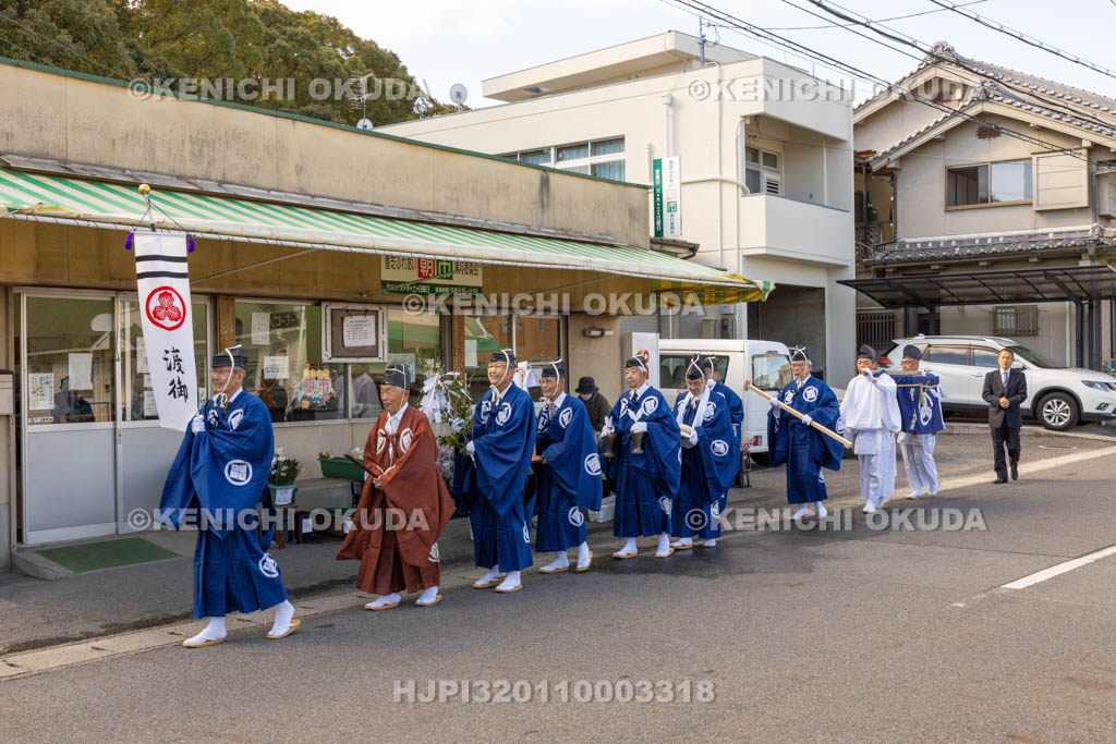 奈良県　鹿島神社　結鎮祭　宮座渡御