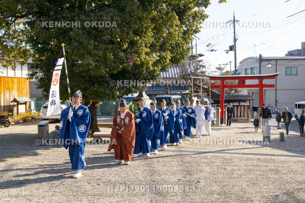 奈良県　鹿島神社　結鎮祭　宮座渡御