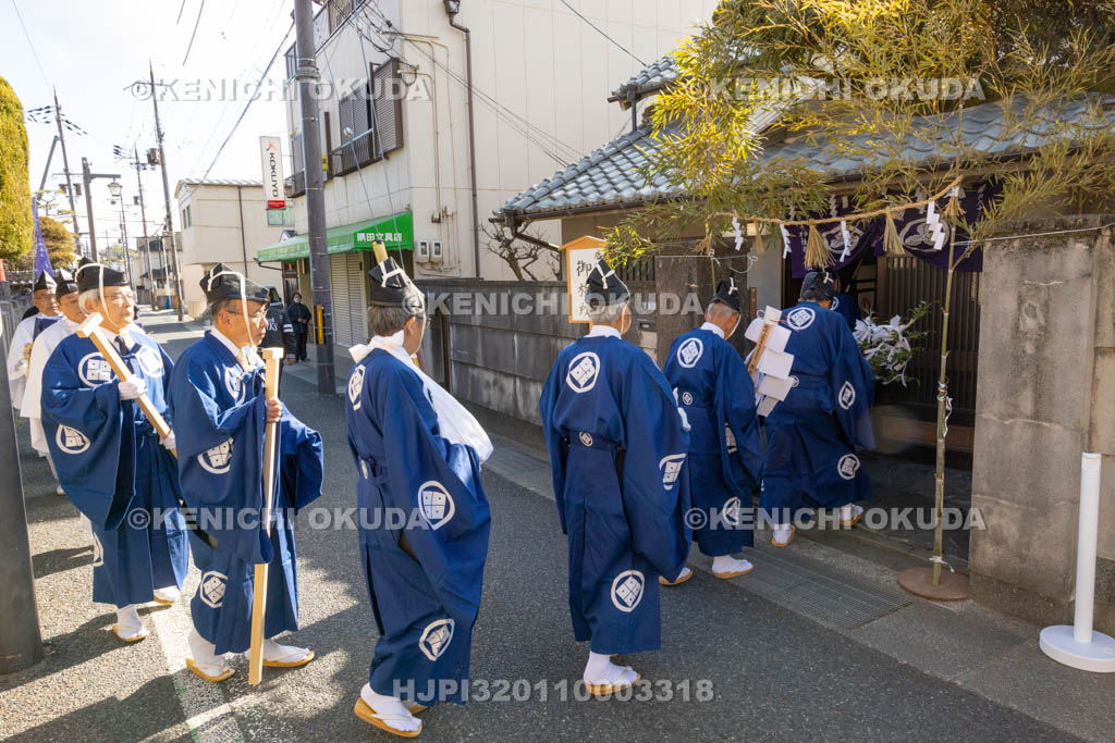 奈良県　鹿島神社　結鎮祭　宮座渡御