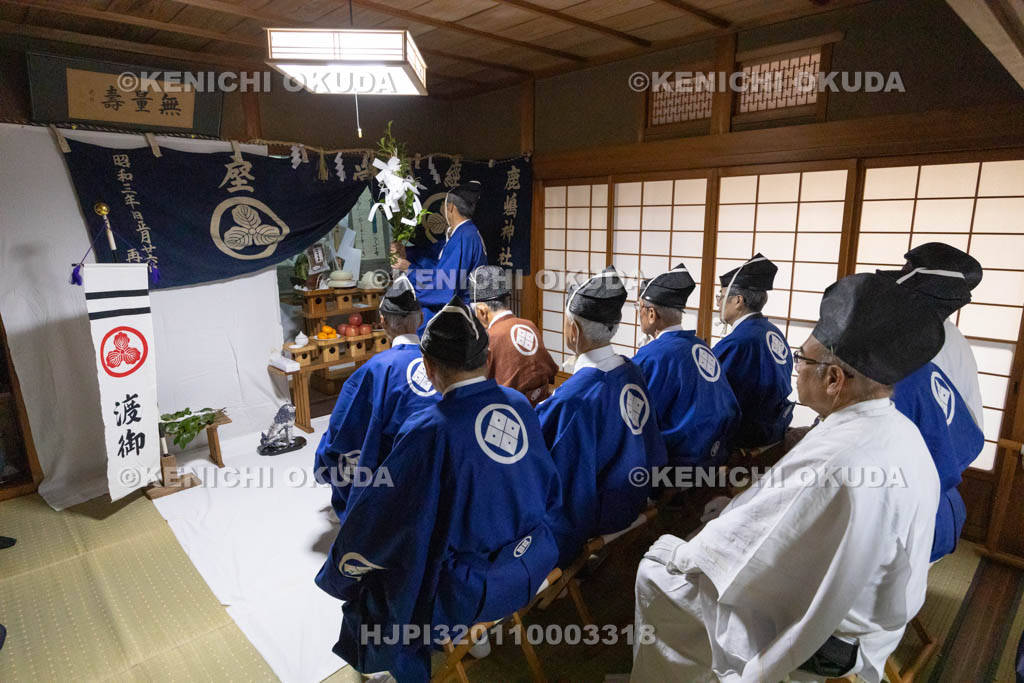 奈良県　鹿島神社　結鎮祭　修祓の儀