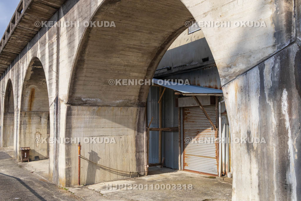 奈良県　五條新町　幻の五新鉄道　新町高架橋