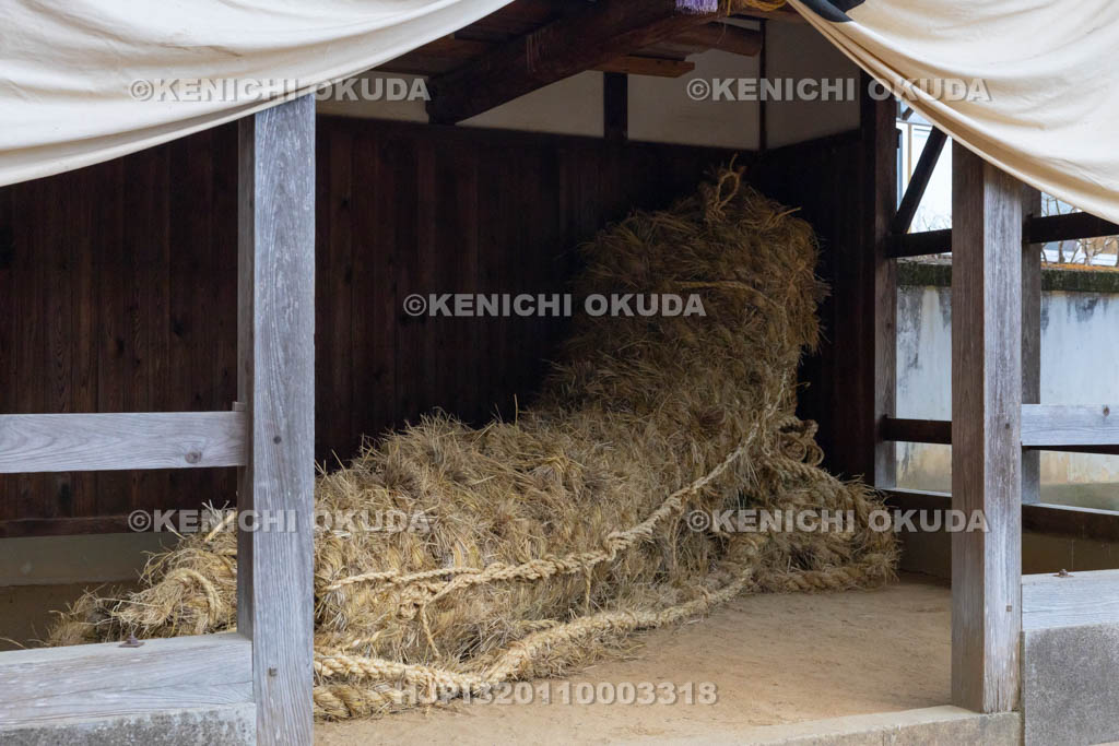 奈良県　江包・大西の御綱　市杵島神社　雌綱