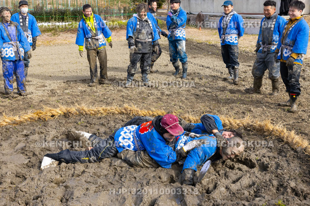 奈良県　江包・大西の御綱　相撲