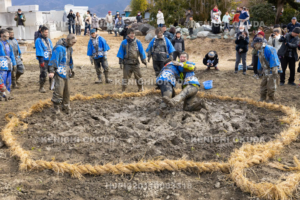 奈良県　江包・大西の御綱　相撲