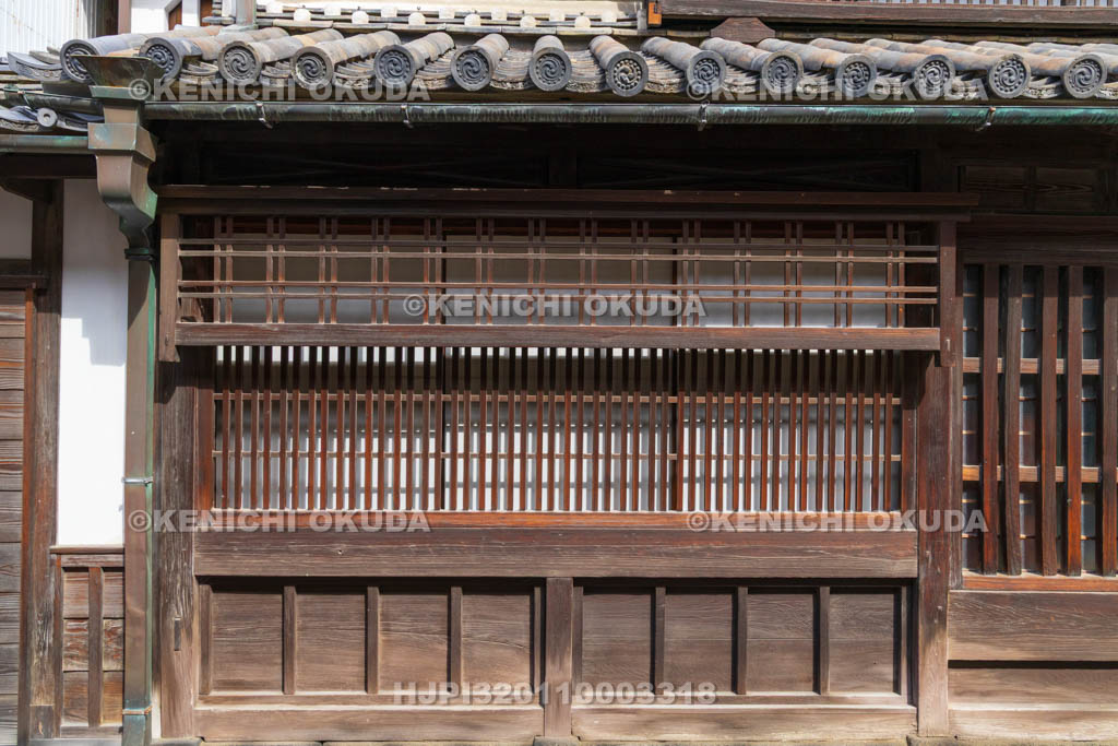 奈良県　今井町　高木家住宅　格子