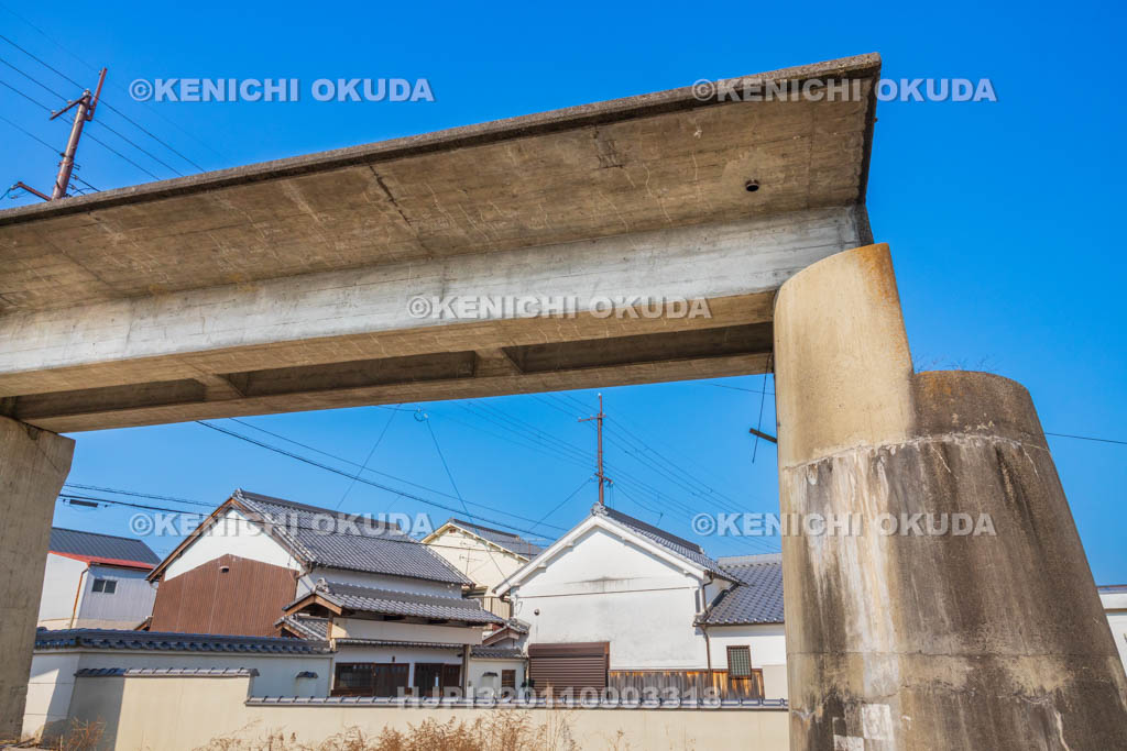 奈良県　五條新町　幻の五新鉄道　新町高架橋