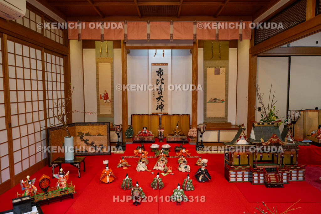 京都府　ひいなまつり　雛人形展示