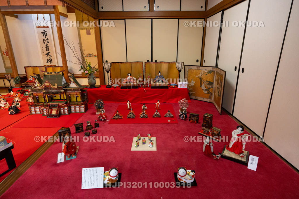 京都府　ひいなまつり　雛人形展示