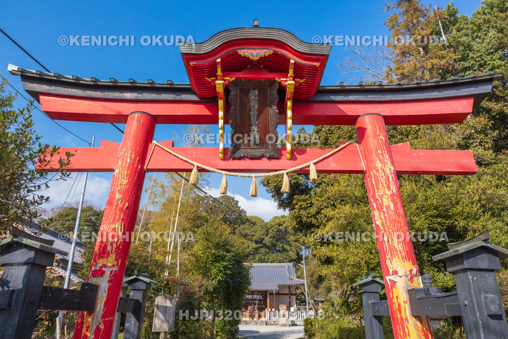 奈良県　長尾神社　二の鳥居