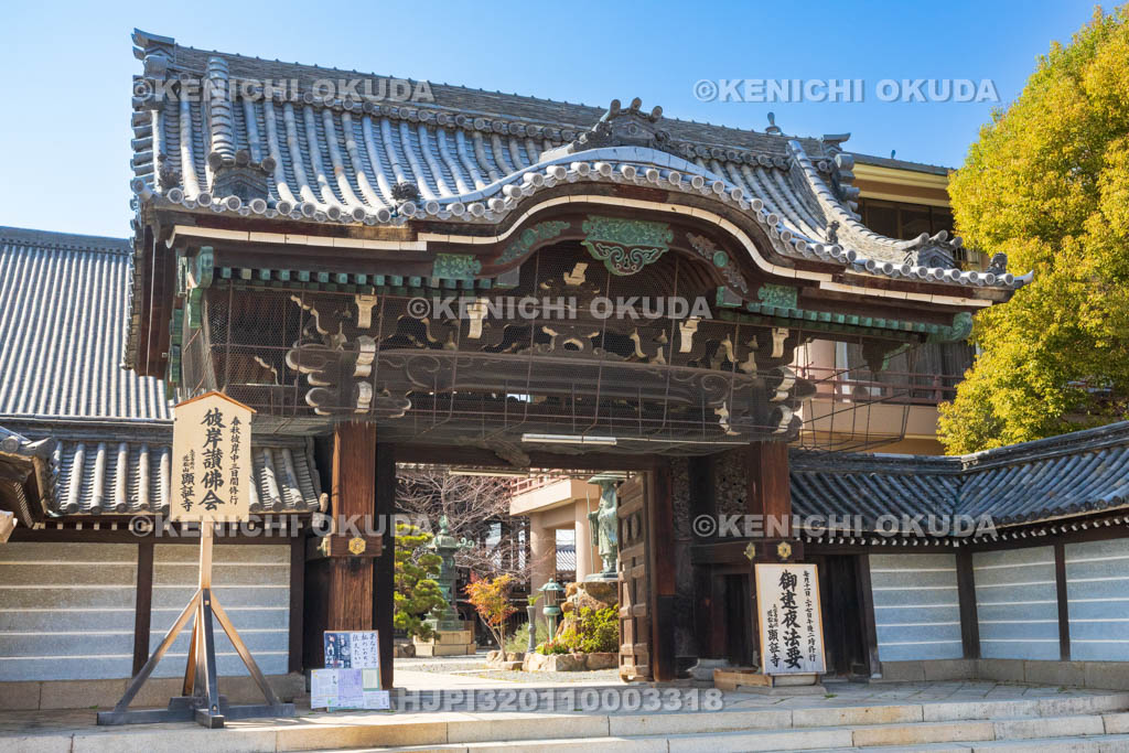 大阪府　久宝寺寺内町　顕証寺　山門