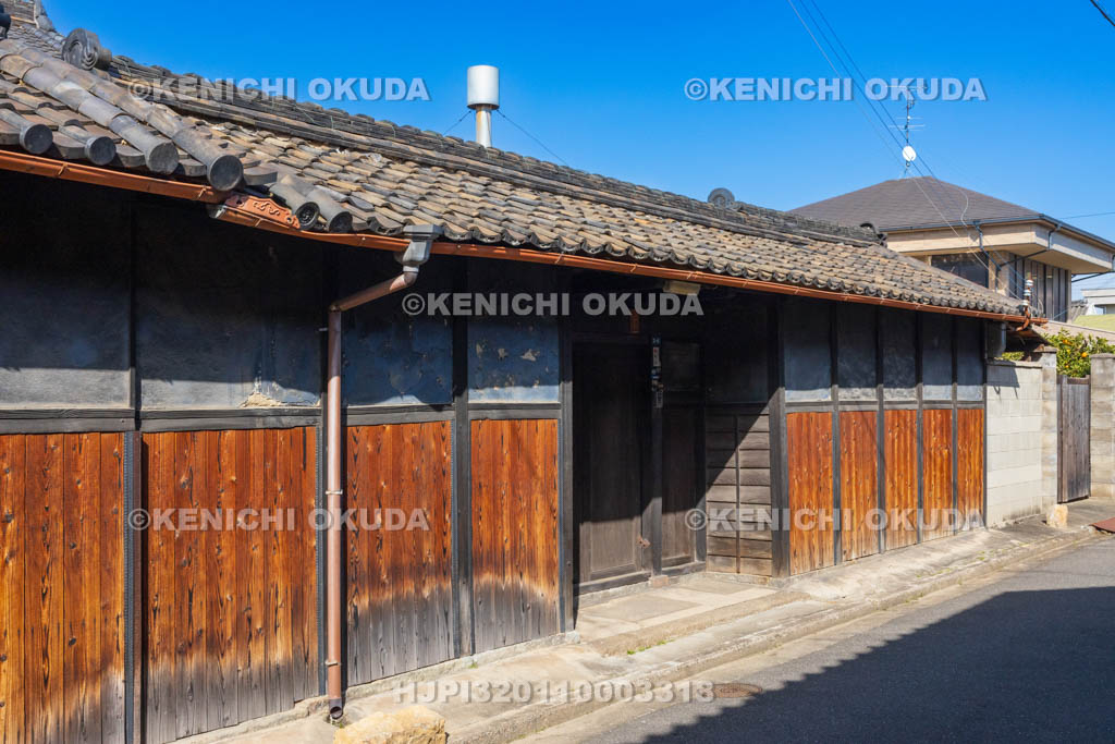 大阪府　久宝寺寺内町　大田家住宅（南側）