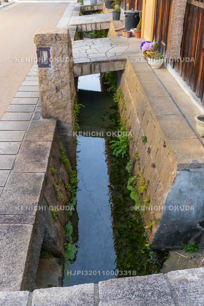 大阪府　久宝寺寺内町　大水路