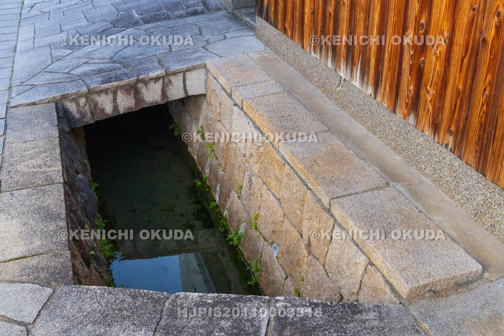 大阪府　久宝寺寺内町　大水路