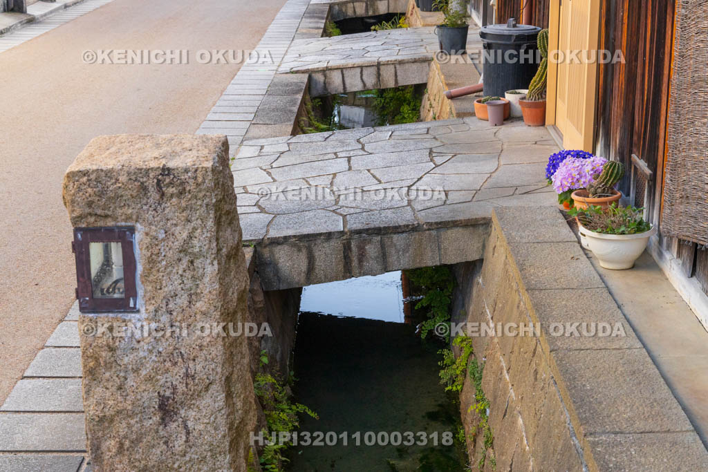 大阪府　久宝寺寺内町　大水路