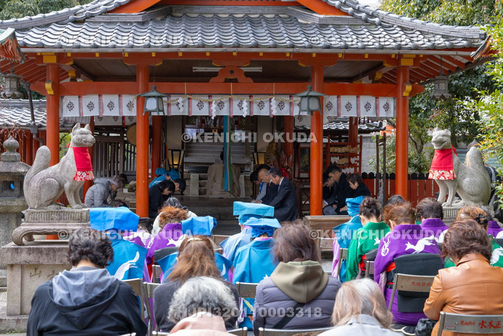 奈良県　源九郎稲荷神社　例祭　祝詞奏上