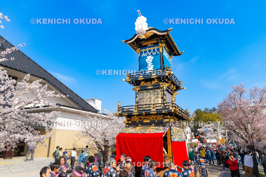 愛知県 犬山祭 試楽祭 曳き回し(中本町・西王母)