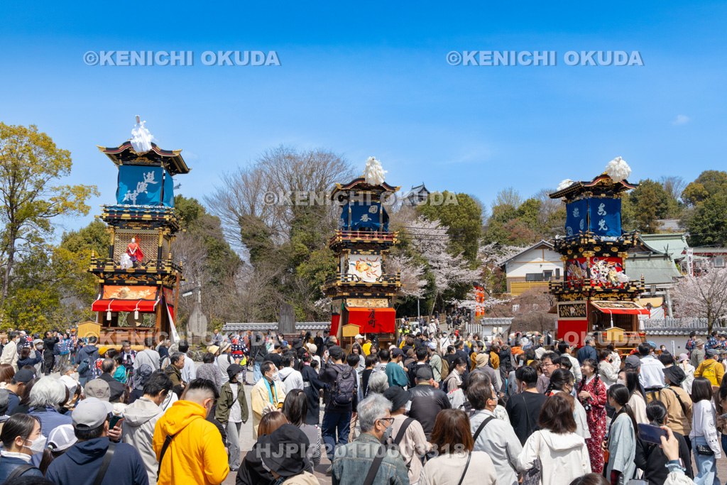 愛知県 犬山祭 試楽祭 犬山城前広場集結