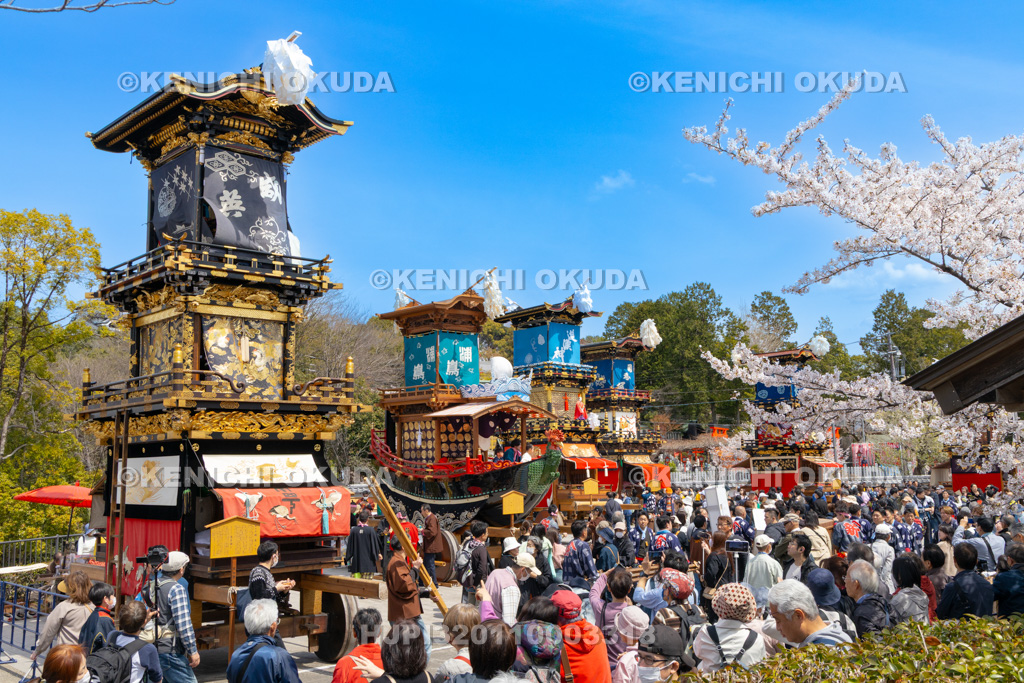 愛知県 犬山祭 試楽祭 犬山城前広場集結