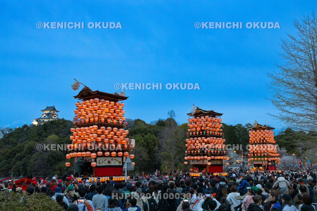 愛知県 犬山祭 試楽祭 夜車山
