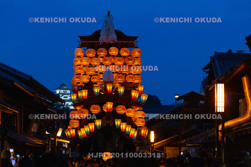 愛知県 犬山祭 本楽祭 夜車山(新町・浦嶌)