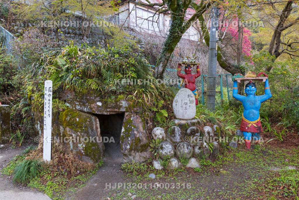愛知県 桃太郎神社 桃くぐり
