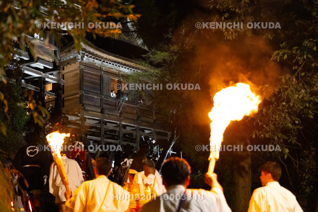 滋賀県　日吉大社　山王祭　午の神事　奥宮へ