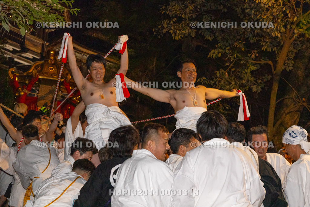 滋賀県 日吉大社 山王祭 午の神事 奥宮山頂出発