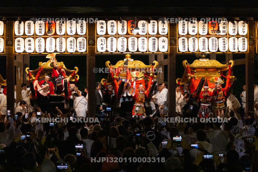 滋賀県 日吉大社 山王祭 宵宮落し神事 とび