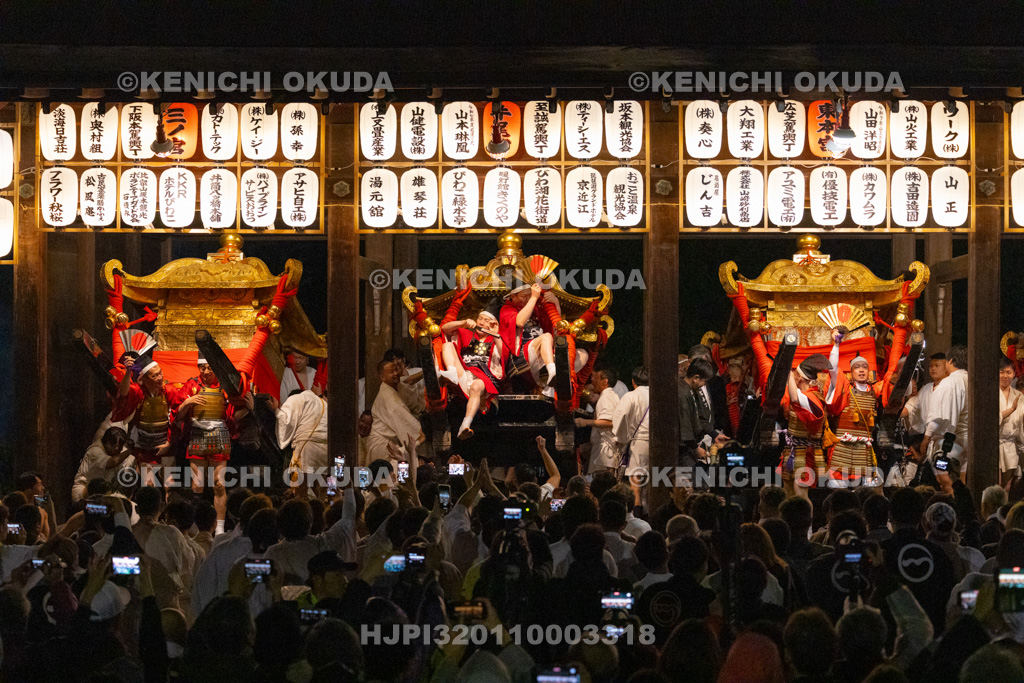 滋賀県 日吉大社 山王祭 宵宮落し神事 とび