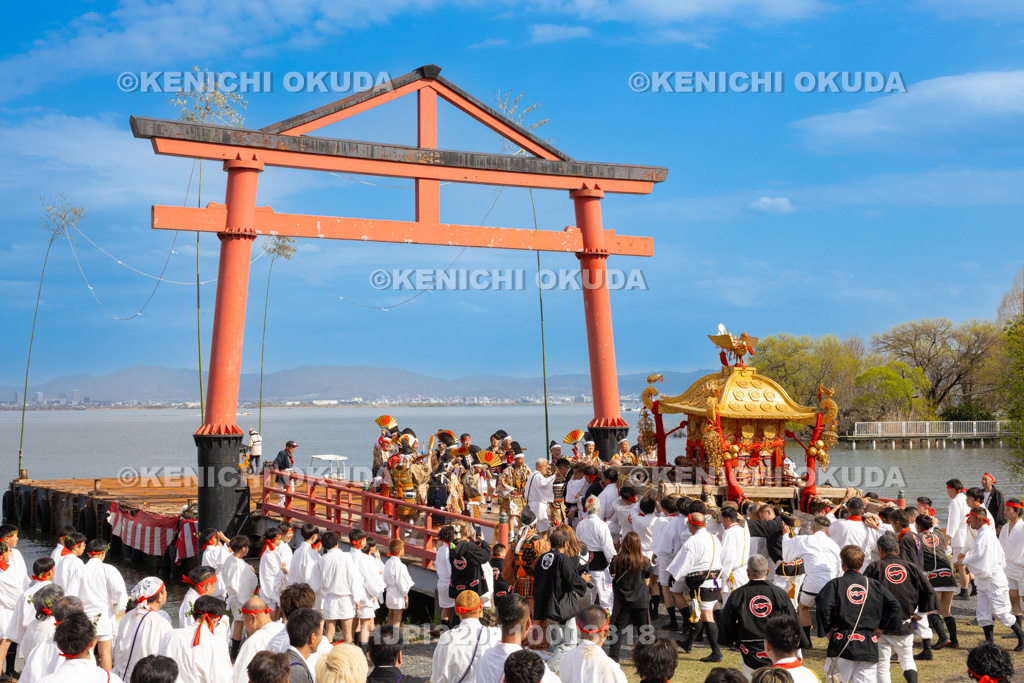 滋賀県　日吉大社　山王祭　神輿渡御（湖上巡幸）