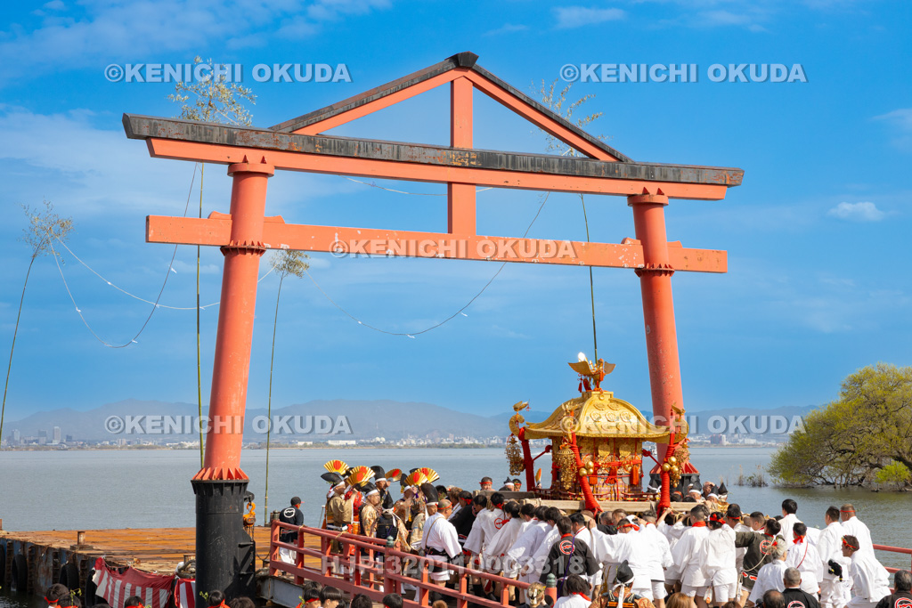 滋賀県　日吉大社　山王祭　神輿渡御（湖上巡幸）