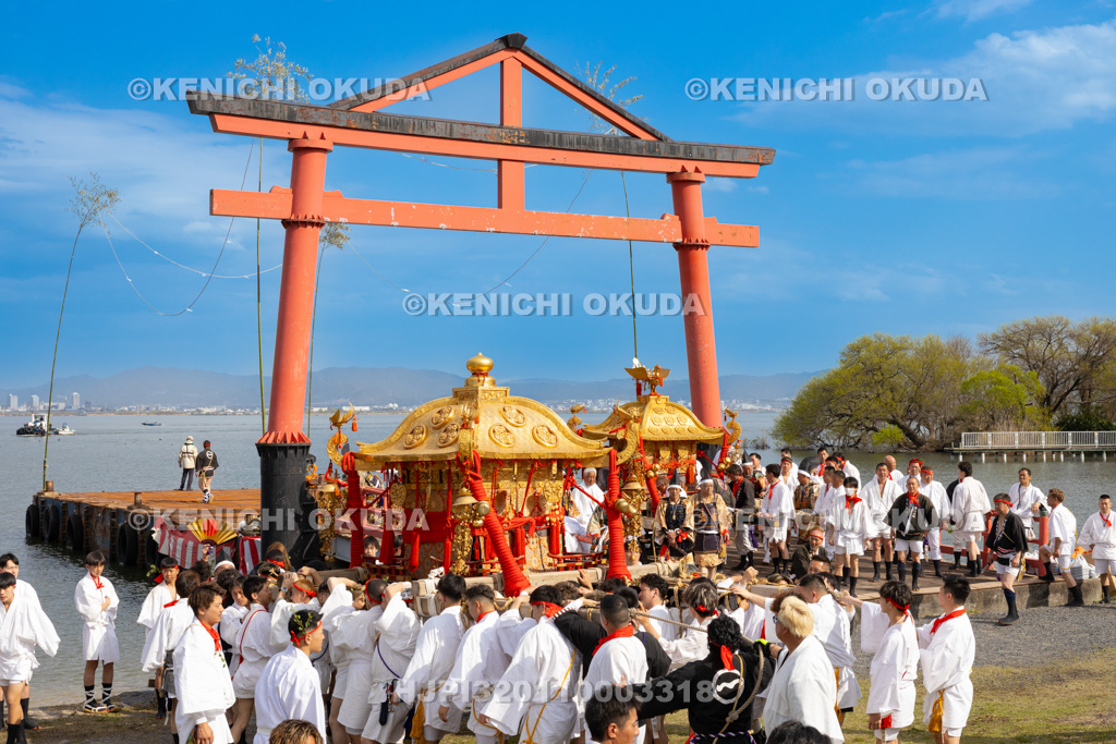 滋賀県　日吉大社　山王祭　神輿渡御（湖上巡幸）
