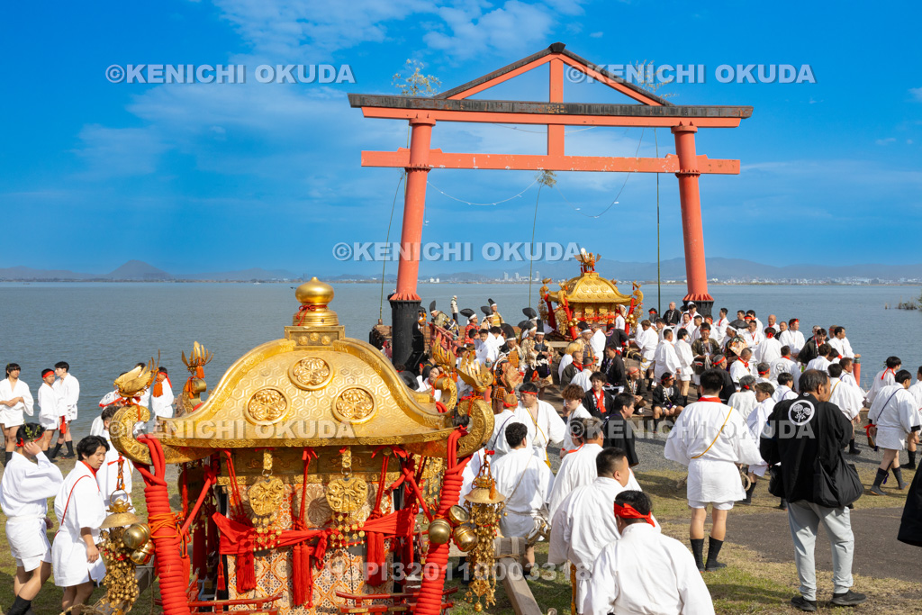 滋賀県　日吉大社　山王祭　神輿渡御（湖上巡幸）