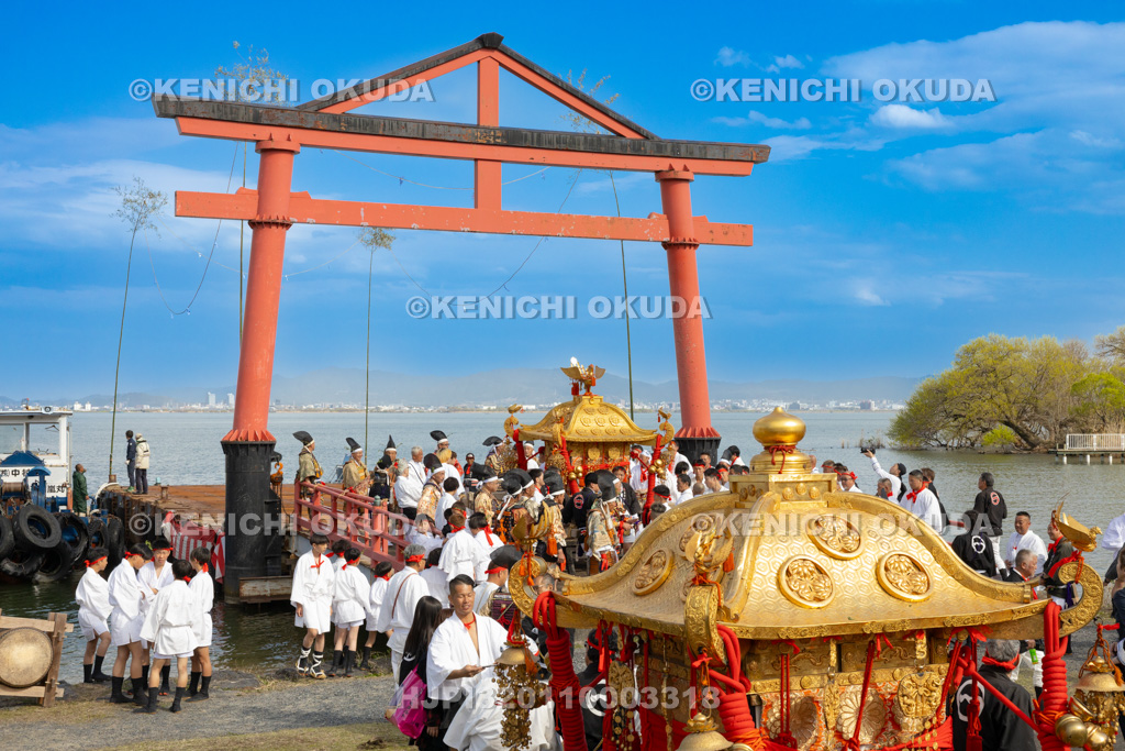 滋賀県　日吉大社　山王祭　神輿渡御（湖上巡幸）