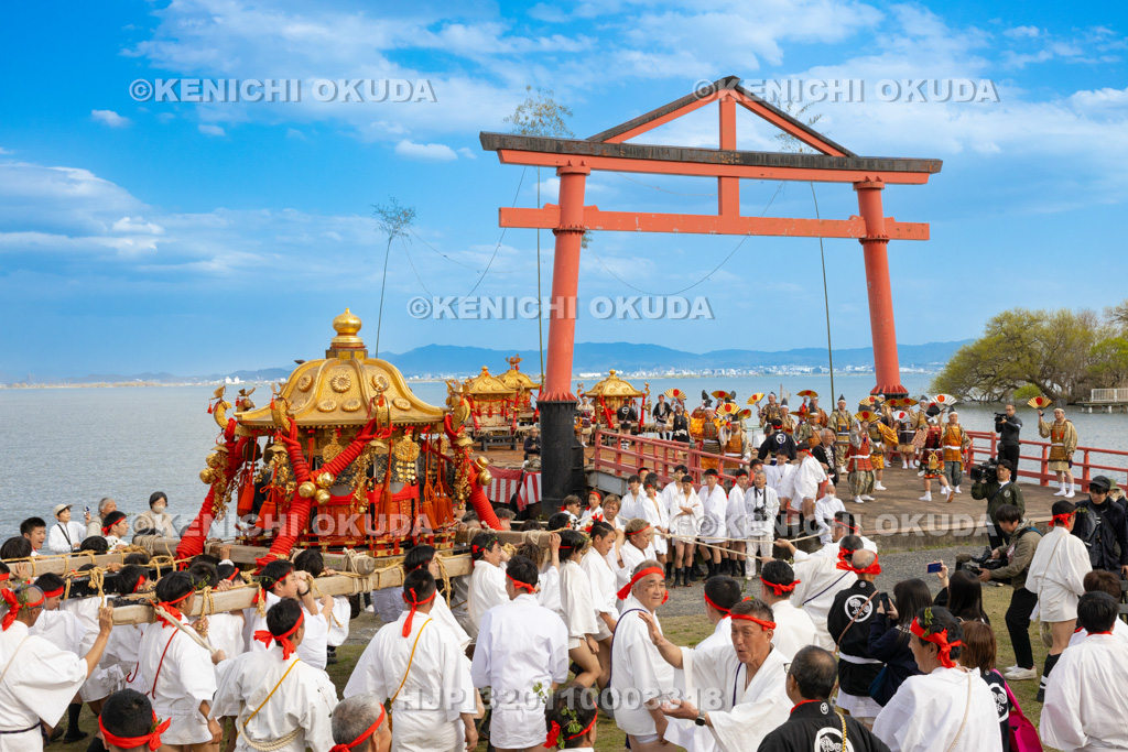 滋賀県　日吉大社　山王祭　神輿渡御（湖上巡幸）