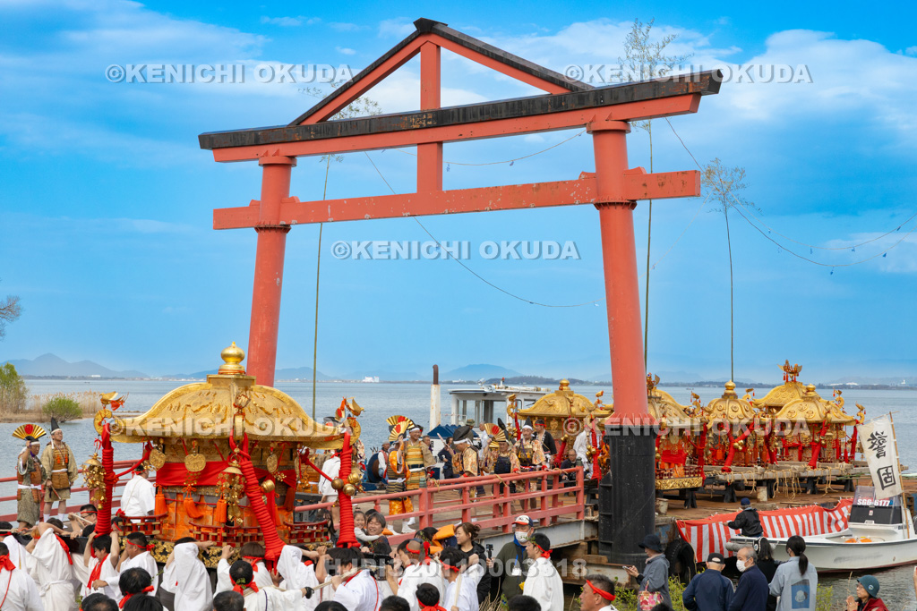 滋賀県　日吉大社　山王祭　神輿渡御（湖上巡幸）