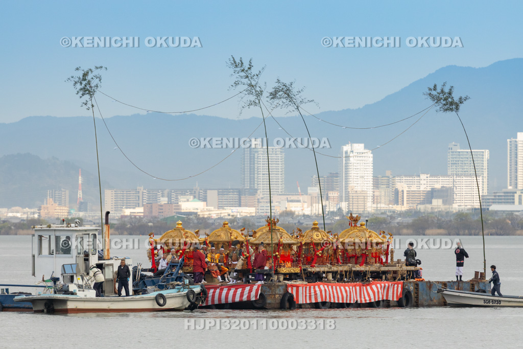 滋賀県　日吉大社　山王祭　神輿渡御（湖上巡幸）
